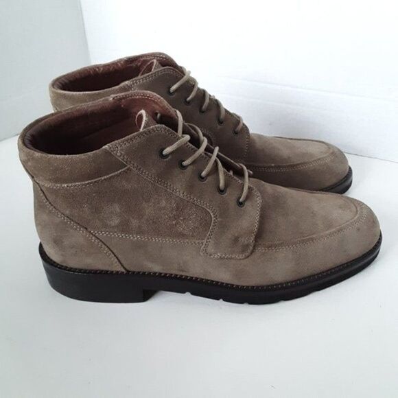 E.T. WRIGHT Men Dress Suede Boot size 8B - Picture 4 of 11